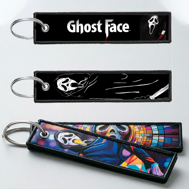 Men Keychain Accessories - GHOST FACE Key Chain for Men