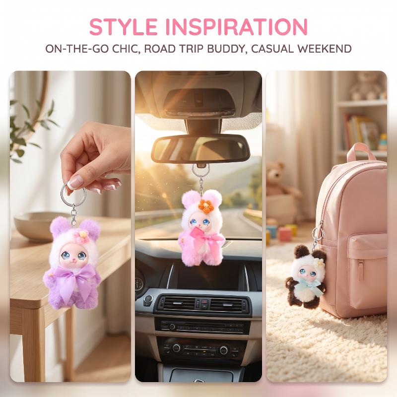Cute Animal Plush Keychain 15c - đánh giá và giá Men Keychain Accessories