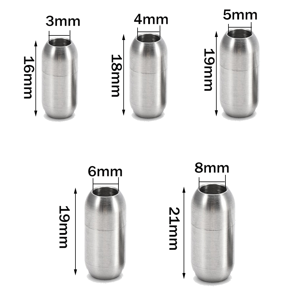 2pcs Stainless Steel Magnetic  - đánh giá và giá Men Accessories Jewellery