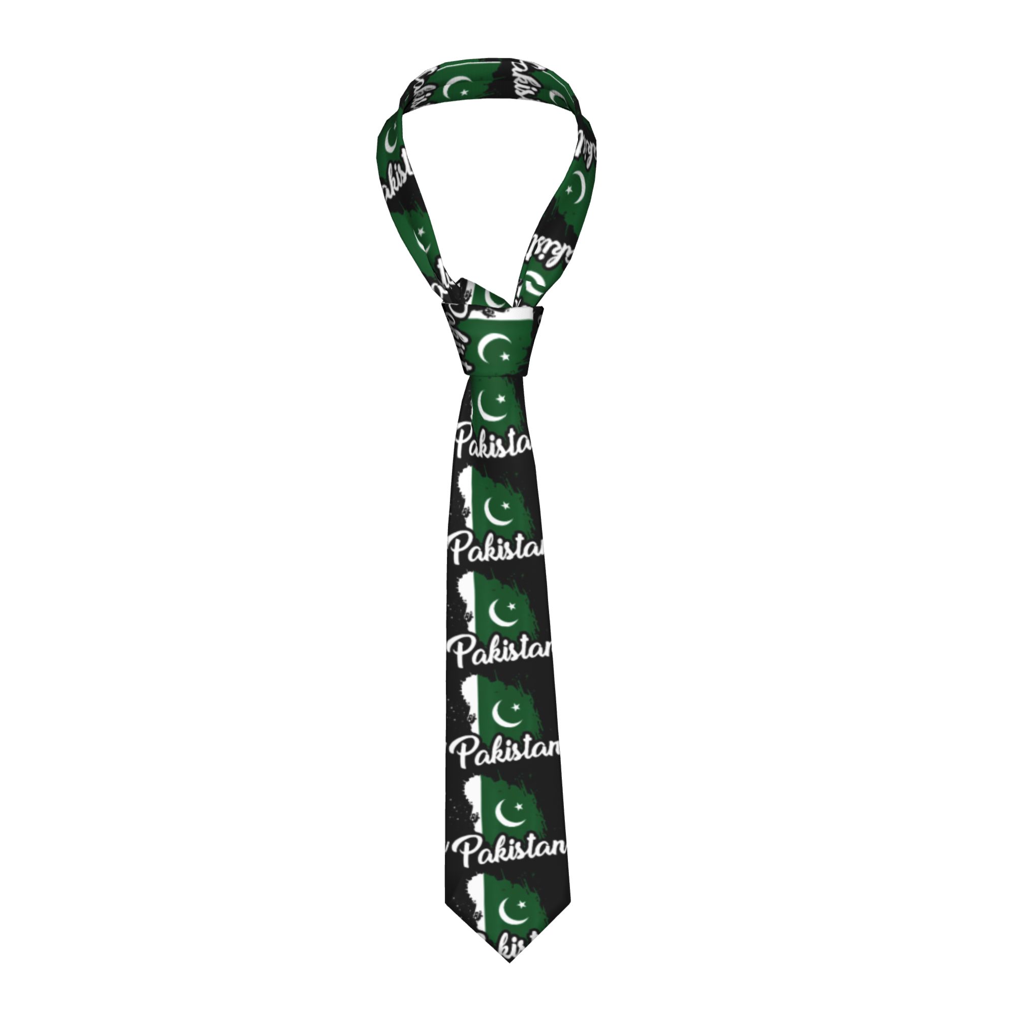 Men's Tie Pakistan Flag Pakist - đánh giá và giá Men Accessories Pakistan