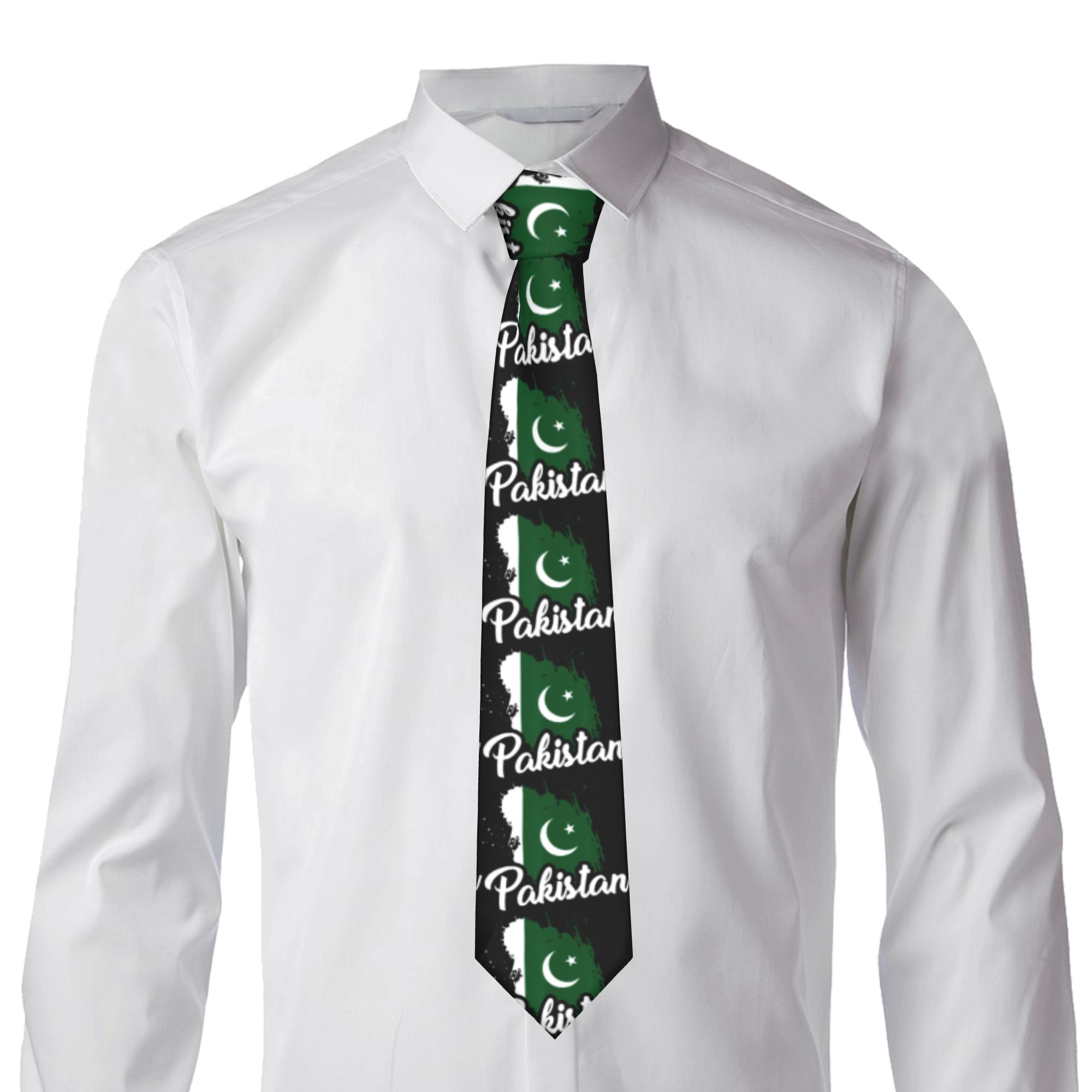Men's Tie Pakistan Flag Pakist - đánh giá và giá Men Accessories Pakistan