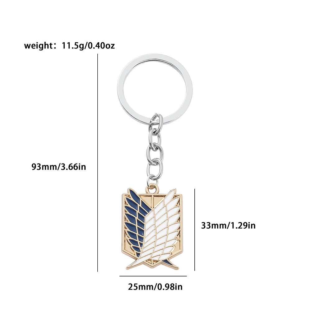 Anime Attack on Titan Enamel B - đánh giá và giá Men Keychain Accessories