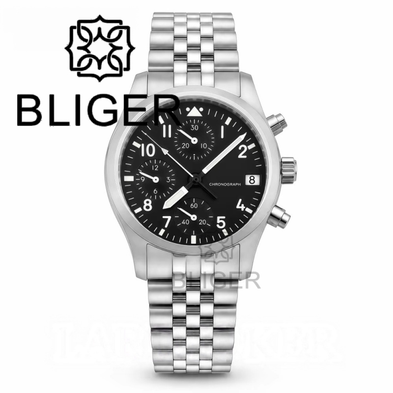 BLIGER Full Black Brushed 38mm - đánh giá và giá Men Accessories Jewellery