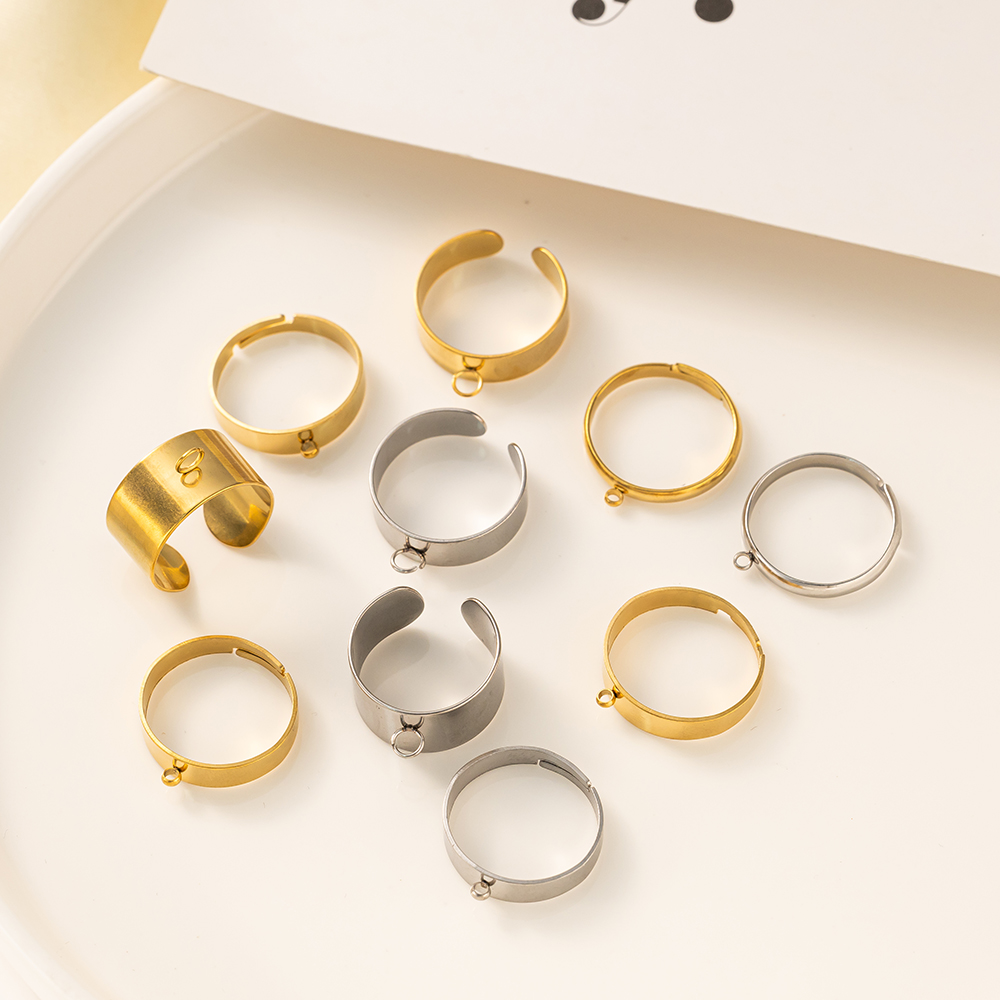 5pcs/Lot Stainless Steel Gold  - đánh giá và giá Men Accessories Jewellery