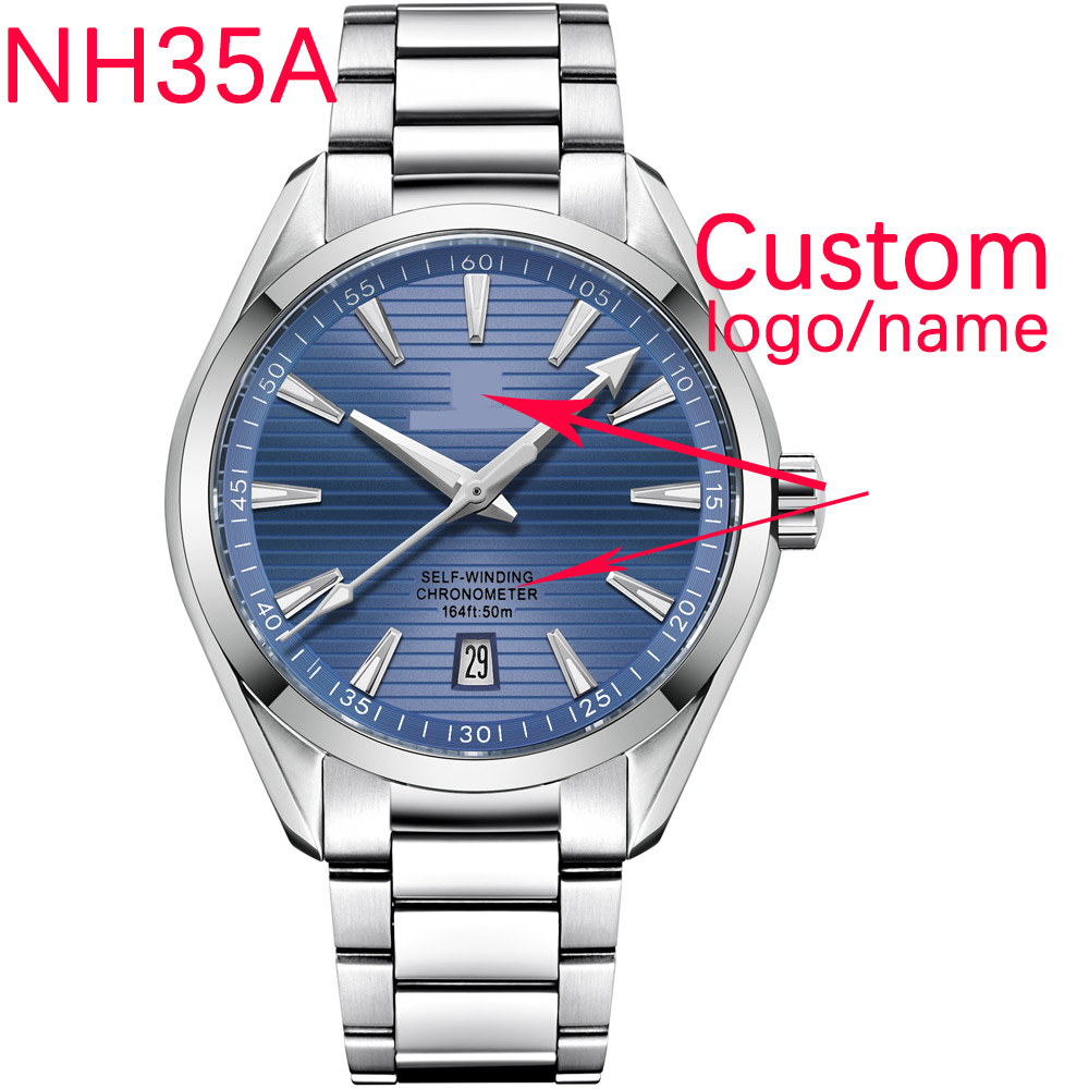Luxury NH35 Movt Custom Logo 4 - đánh giá và giá Men Accessories Jewellery