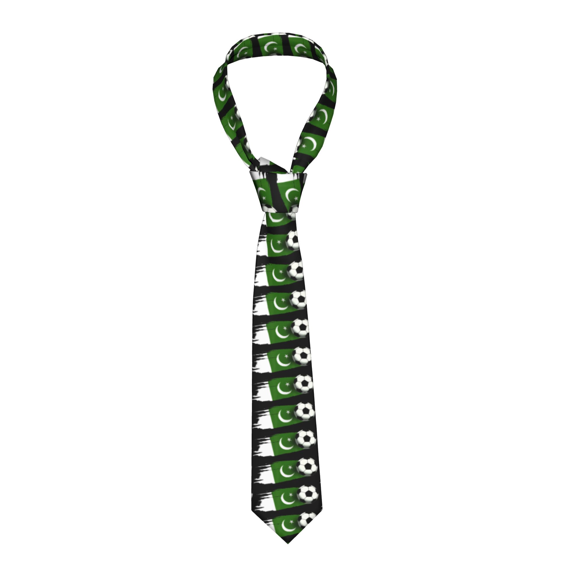 Mens Tie Pakistan Flag Pakista - đánh giá và giá Men Accessories Pakistan
