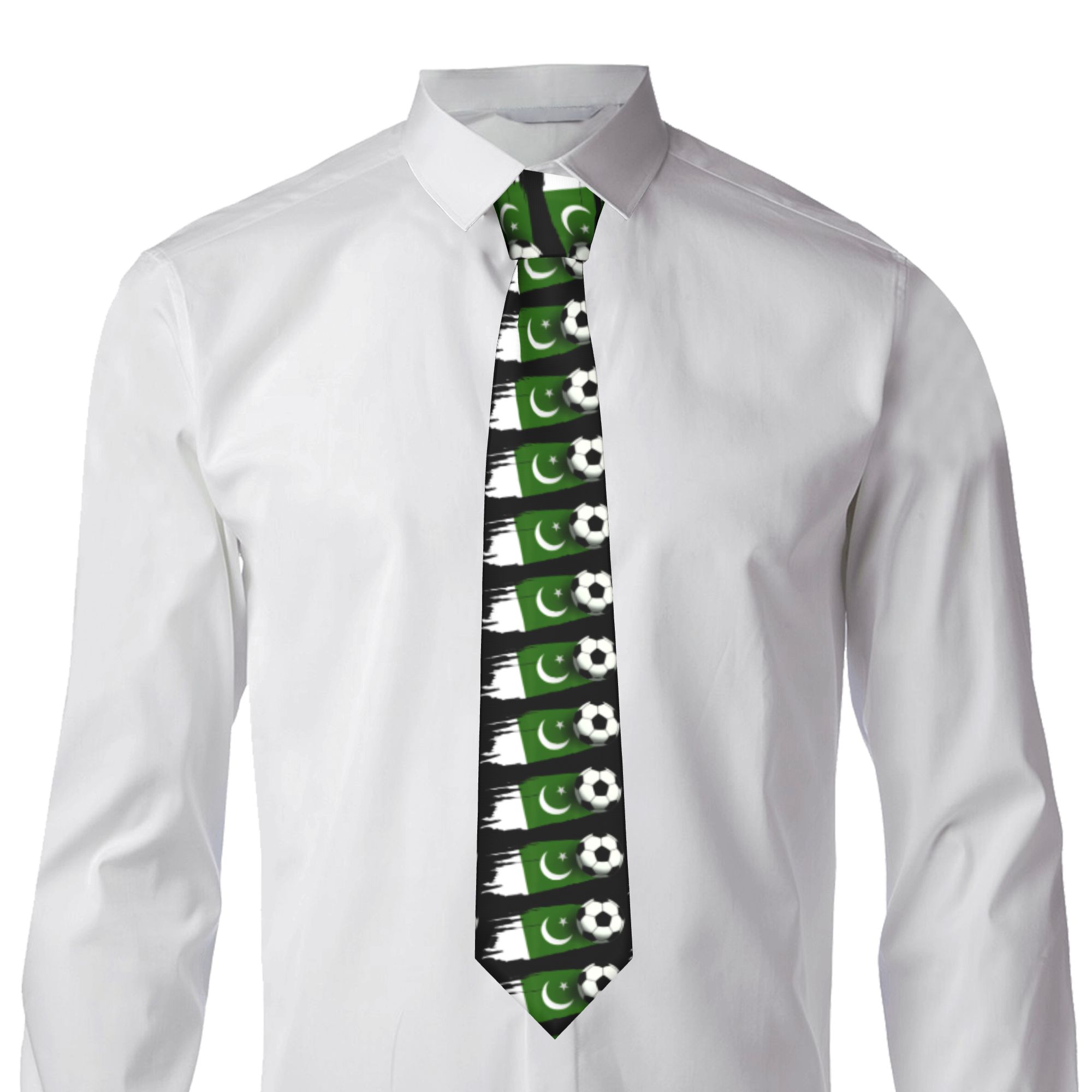 Mens Tie Pakistan Flag Pakista - đánh giá và giá Men Accessories Pakistan