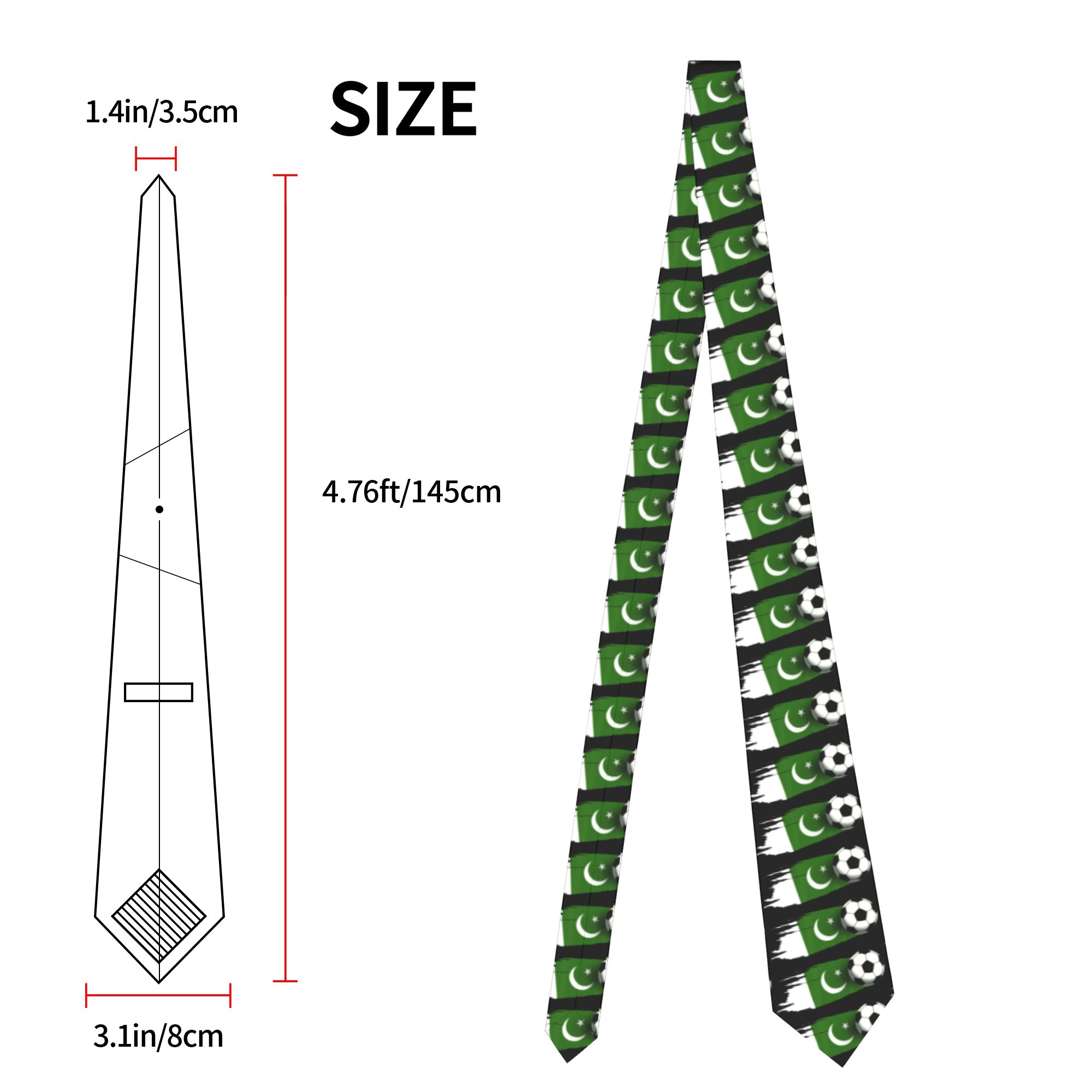 Mens Tie Pakistan Flag Pakista - đánh giá và giá Men Accessories Pakistan